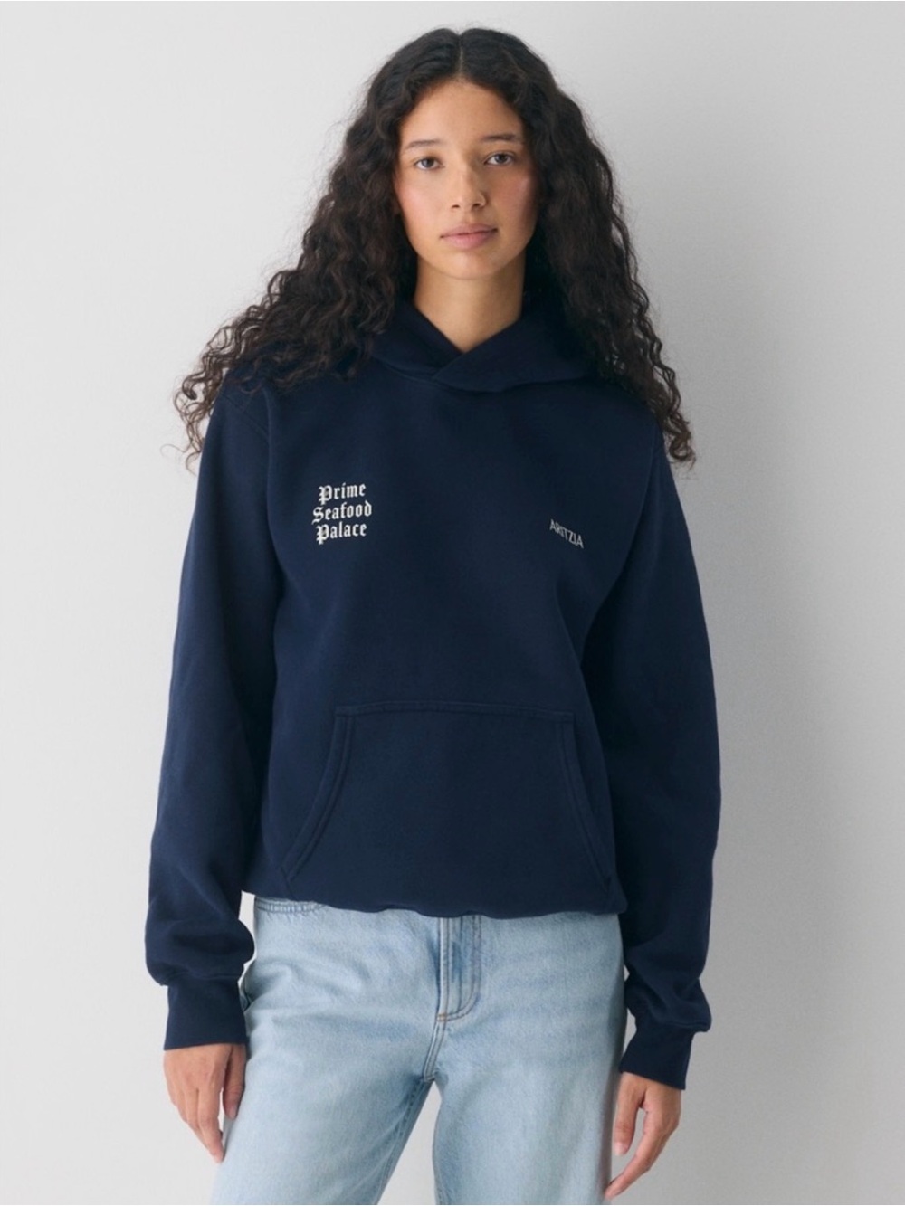 Aritzia x Prime Seafood Palace Sweatfleece Hoodie - Size Small (NWT)